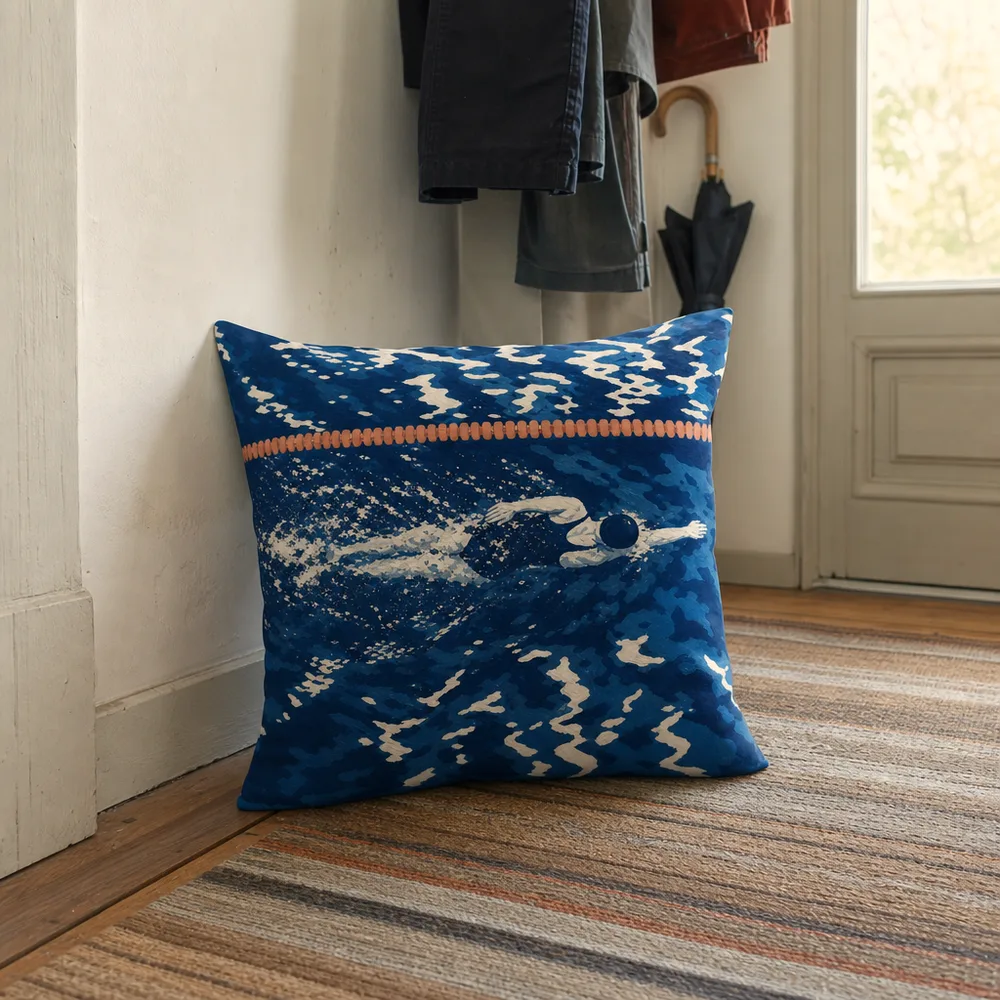 Illustrative mockup: Lengths as a throw pillow